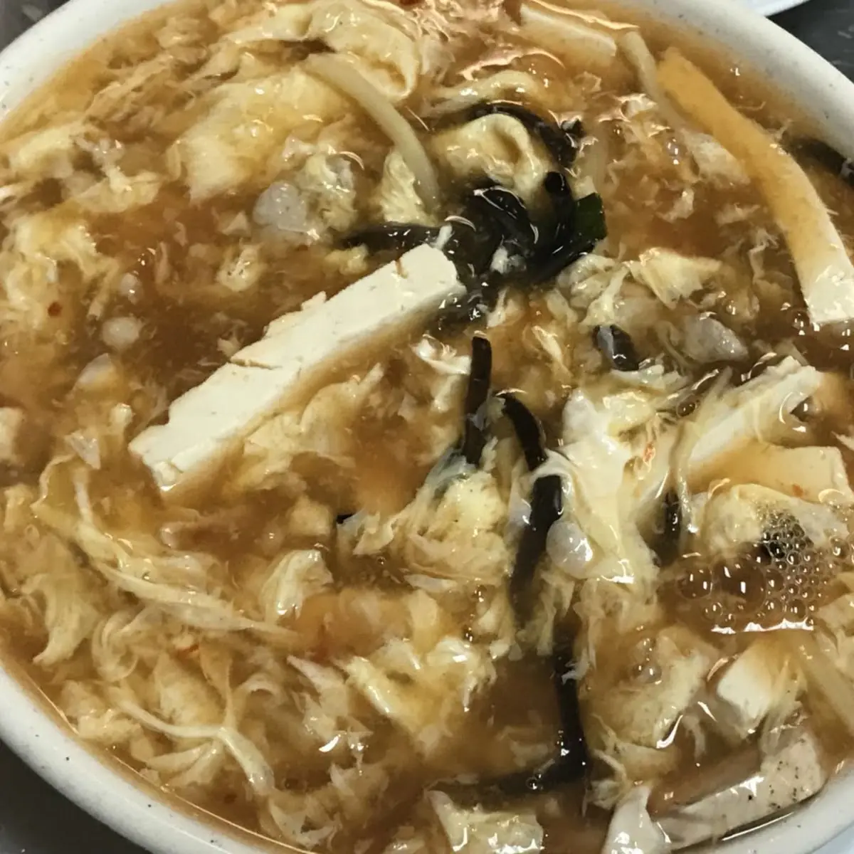 hot and sour soup 酸辣汤